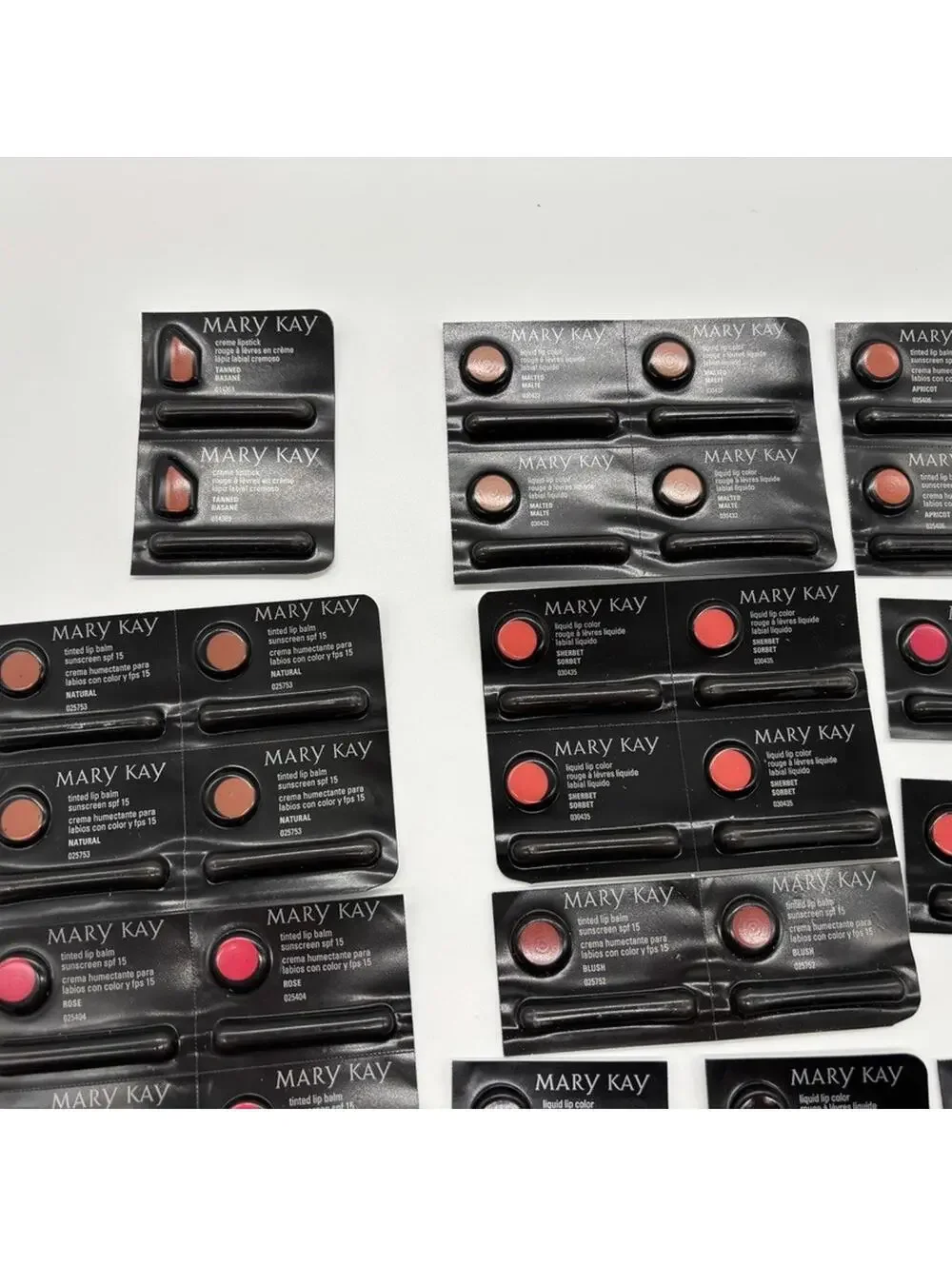 31 Mary Kay Hydrating Lipstick Balm Liquid Balm Sample Packs Different Shades